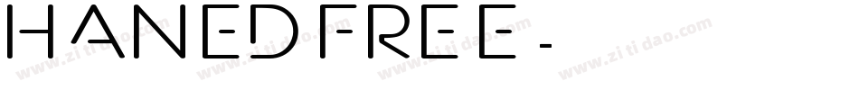Haned FREE字体转换